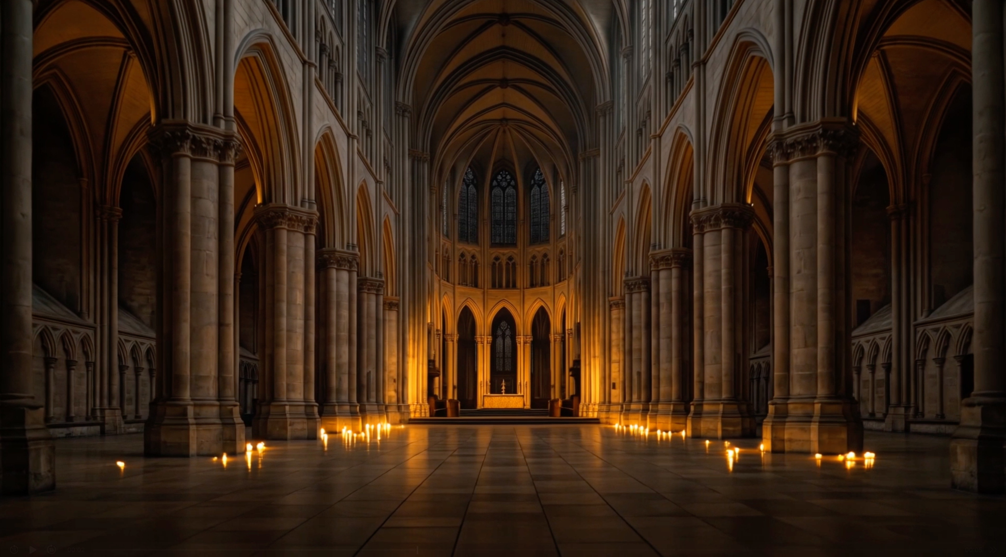 Große Kirche im warmen LUMENiSSIMO-Licht
